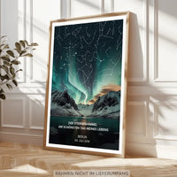 Poster Print Sternenhimmel Perspektivisch pds1