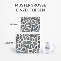 Fliesenfolie für Küche & Bad - Design: Steinmosaik