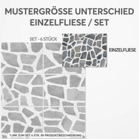 Fliesenfolie für Küche & Bad - Design: Steinmosaik