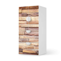 Möbelfolie Artwood - IKEA Smastad kombiniert - 2 Schubladen und 2 kleine Türen - weiss