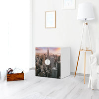 Selbstklebende Folie Big Apple - IKEA Smastad Schrank - 2 kleine Türen - Kinderzimmer