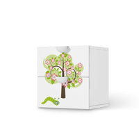 Klebefolie für Möbel Blooming Tree - IKEA Smastad Kommode - 2 Schubladen - weiss