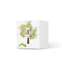 Folie für Möbel Blooming Tree - IKEA Smastad Kommode - 3 Schubladen - weiss