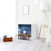 Selbstklebende Folie Brooklyn Bridge - IKEA Smastad Schrank - 2 kleine Türen - Kinderzimmer