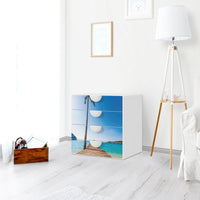 Klebefolie Caribbean - IKEA Smastad Kommode - 4 Schubladen - Kinderzimmer
