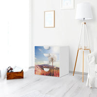 Klebefolie Dandelion - IKEA Smastad Kommode - 4 Schubladen - Kinderzimmer