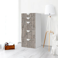 Möbel Klebefolie Dark washed - IKEA Smastad Kommode - 5 Schubladen - Kinderzimmer