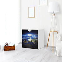 Folie für Möbel Earth View - IKEA Smastad Kommode - 3 Schubladen - Kinderzimmer