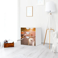 Folie für Möbel Easy Rider - IKEA Smastad Kommode - 3 Schubladen - Kinderzimmer