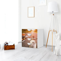 Klebefolie Easy Rider - IKEA Smastad Kommode - 4 Schubladen - Kinderzimmer