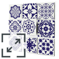 Fliesenaufkleber Eigenes Maß Main - Azulejo Love