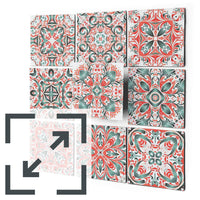Fliesenaufkleber Eigenes Maß Main - Mexican Tiles