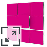 Fliesenaufkleber unifarben Eigenes Maß - Pink Dark