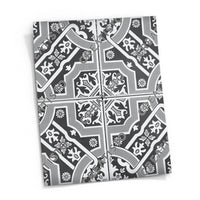 Fliesensticker rechteckig Küche Musterfolie Gross - Black n White pds1