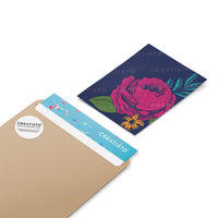 Klebefliesen rechteckig Blumenmuster - Musterfolie Verpackung - creatisto pds2