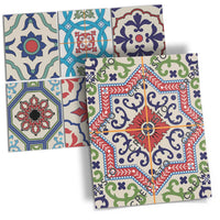 Fliesenaufkleber rechteckig Küche Musterfolie Main - Bukhara Design