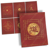 Fliesenaufkleber rechteckig Küche Musterfolie Main - Chinese Tiles