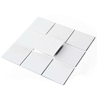 Fliesenaufkleber unifarben Selbstklebend - Weiß-pds1