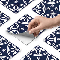 Eigenes Maß Klebefliesen Deep Blue Pattern - Paket - creatisto pds1