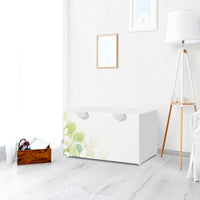 Möbelfolie Flower Light - IKEA Smastad Bank mit Kasten - Kinderzimmer