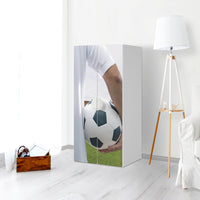 Möbelfolie Footballmania - IKEA Smastad Schrank - 2 große Türen - Kinderzimmer