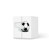 Selbstklebende Folie Freistoss - IKEA Smastad Schrank - 2 kleine Türen - weiss