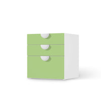 Folie für Möbel Hellgrün Light - IKEA Smastad Kommode - 3 Schubladen - weiss
