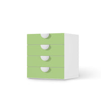 Klebefolie Hellgrün Light - IKEA Smastad Kommode - 4 Schubladen - weiss