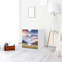Klebefolie Herbstwald - IKEA Smastad Kommode - 4 Schubladen - Kinderzimmer