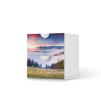 Klebefolie für Möbel Herbstwald - IKEA Smastad Kommode - 2 Schubladen - weiss