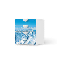 Folie für Möbel Himalaya - IKEA Smastad Kommode - 3 Schubladen - weiss