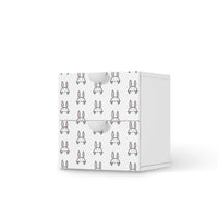 Klebefolie für Möbel Hoppel - IKEA Smastad Kommode - 2 Schubladen - weiss