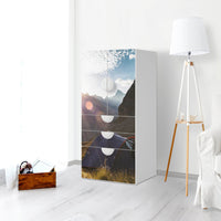 Möbelfolie Into the Wild - IKEA Smastad kombiniert - 3 Schubladen und 2 kleine Türen - Kinderzimmer