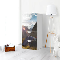 Klebefolie für Möbel Into the Wild - IKEA Smastad Kommode - 6 Schubladen - Kinderzimmer