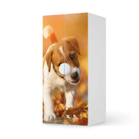 Möbelfolie Jack the Puppy - IKEA Smastad Schrank - 2 große Türen - weiss