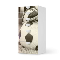 Klebefolie für Möbel Kick it - IKEA Smastad Kommode - 6 Schubladen - weiss