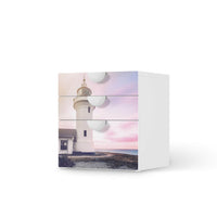 Folie für Möbel Lighthouse - IKEA Smastad Kommode - 3 Schubladen - weiss