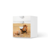Folie für Möbel Lion King - IKEA Smastad Kommode - 3 Schubladen - weiss