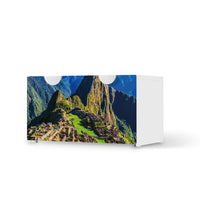 Möbelfolie Machu Picchu - IKEA Smastad Bank mit Kasten - weiss
