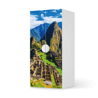 Möbelfolie Machu Picchu - IKEA Smastad Schrank - 2 große Türen - weiss