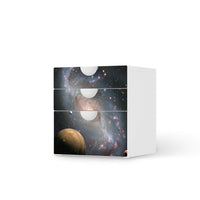 Folie für Möbel Milky Way - IKEA Smastad Kommode - 3 Schubladen - weiss