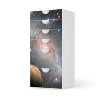 Klebefolie für Möbel Milky Way - IKEA Smastad Kommode - 6 Schubladen - weiss