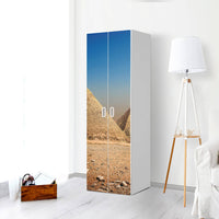 Möbelfolie Pyramids - IKEA Stuva / Fritids - 2 hohe Türen (192 cm) - Kinderzimmer