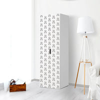 Möbelfolie Hoppel - IKEA Stuva / Malad - 2 hohe Türen (192 cm) - Kinderzimmer