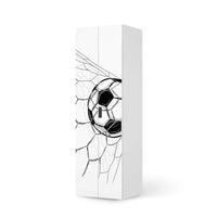 Möbelfolie Eingenetzt - IKEA Stuva / Malad - 2 hohe Türen (192 cm) - weiss