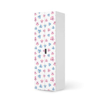 Möbelfolie Eulenparty - IKEA Stuva / Malad - 2 hohe Türen (192 cm) - weiss