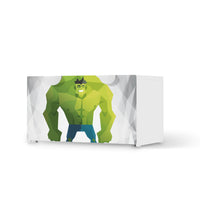 Möbelfolie Mr. Green - IKEA Smastad Bank mit Kasten - weiss