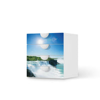 Klebefolie Niagara Falls - IKEA Smastad Kommode - 4 Schubladen - weiss