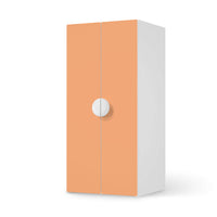 Möbelfolie Orange Light - IKEA Smastad Schrank - 2 große Türen - weiss