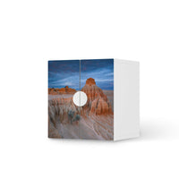 Selbstklebende Folie Outback Australia - IKEA Smastad Schrank - 2 kleine Türen - weiss